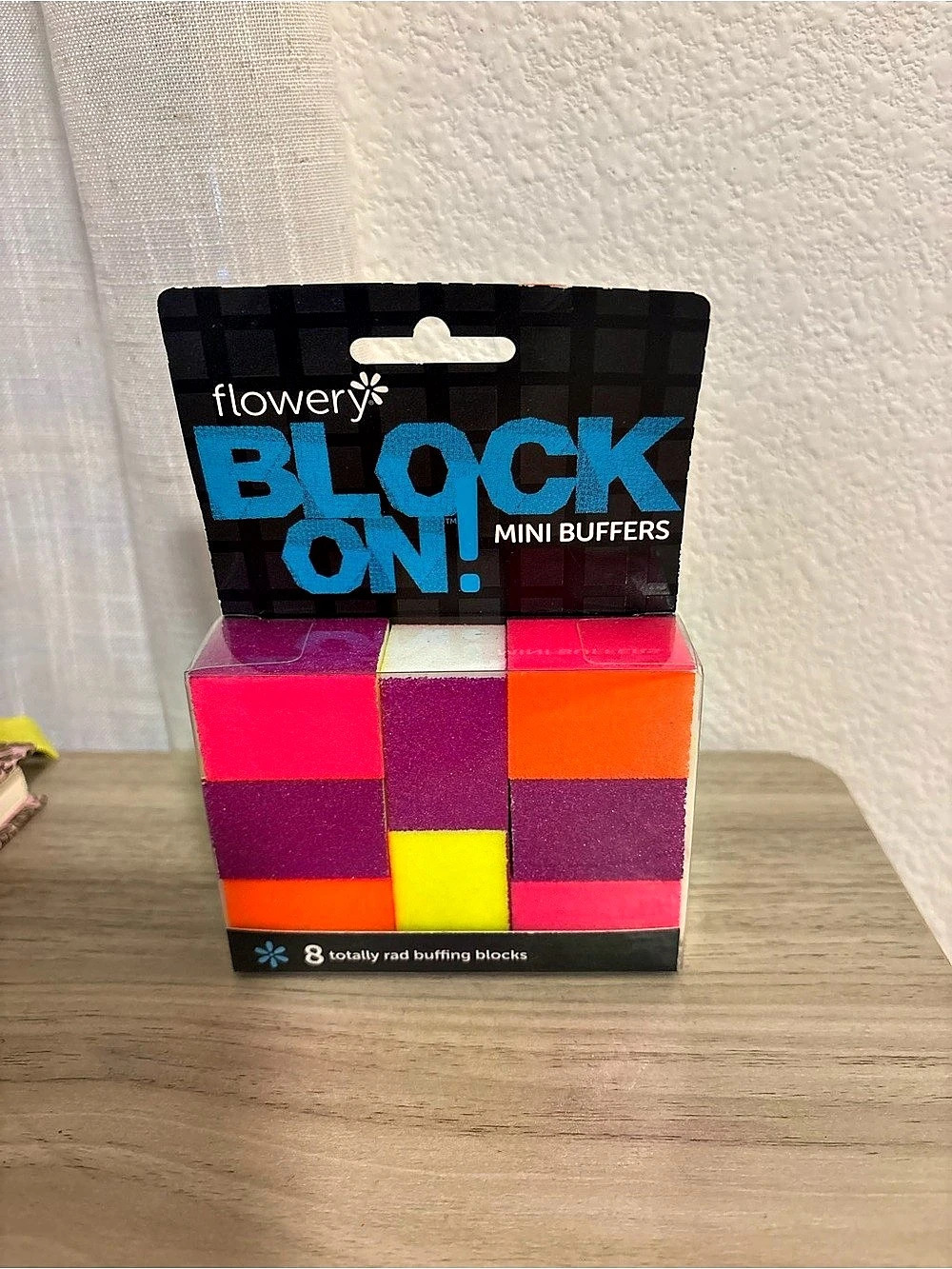 flowery Block On! Mini Buffers Color Block Mini Nail Buffers NWT